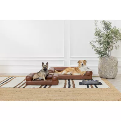 Product  Nate & Jeremiah Faux Leather Couch Pet Bed