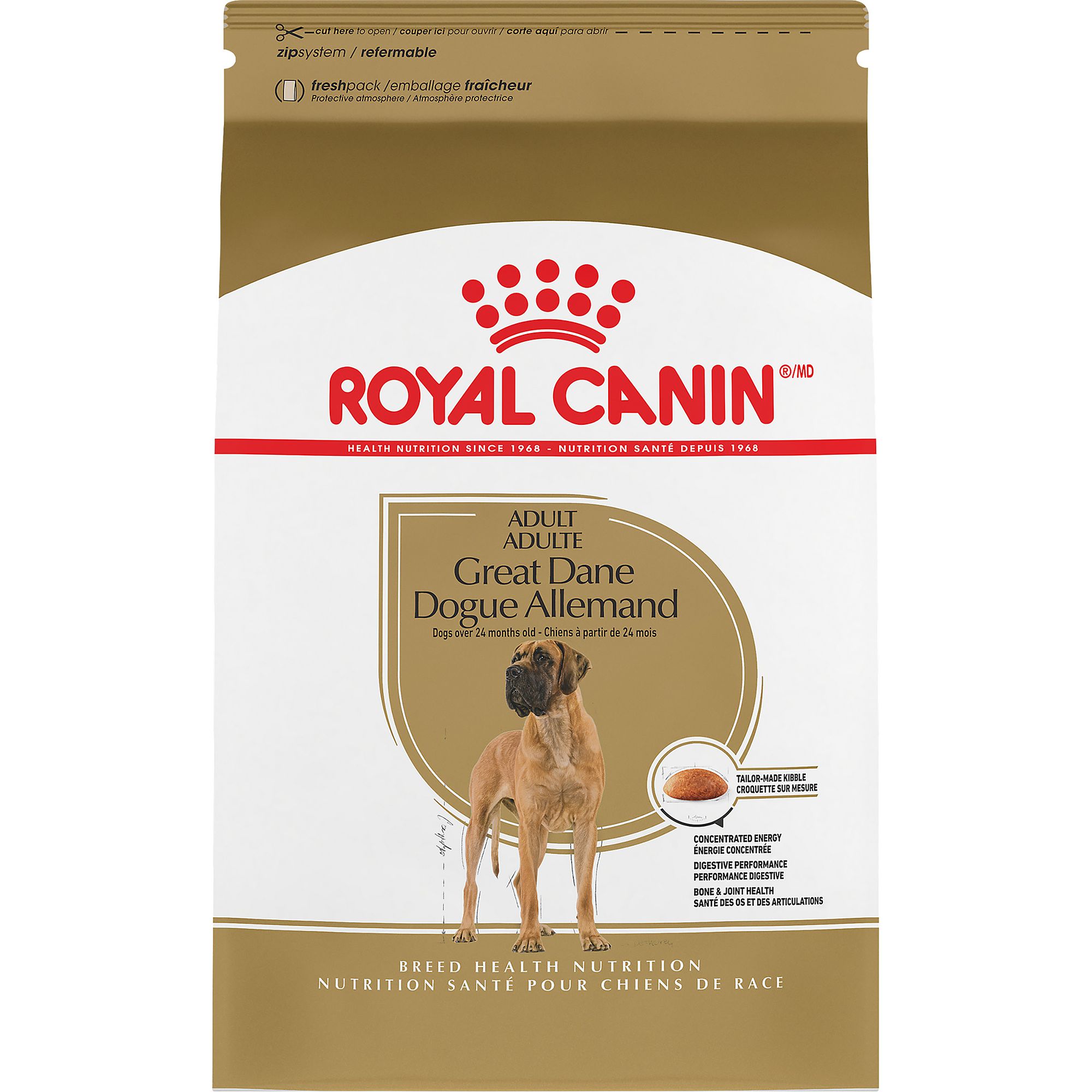 Royal Canin Breed Health Nutrition Great Dane Breed Specific Adult Dog Dry Food 30 lb