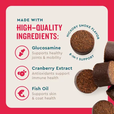 Product VETIQ 8-in-1 Multifunctional Dog Chew 60 count