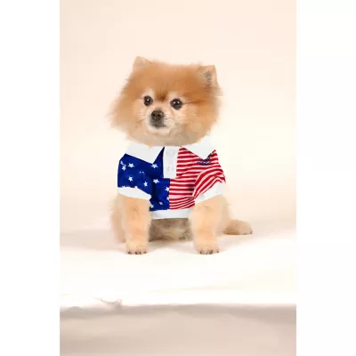 Product Max's Closet Americana Designer Dog Polo