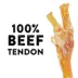 Dentley's Nature's Chews Beef Tendon All Life Stage Dog Chew - Natural image thumbnail 4