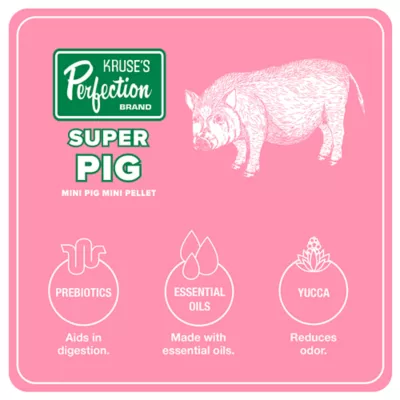 Product Kruse's Perfection Brand Super Mini Pig Feed, 40lb