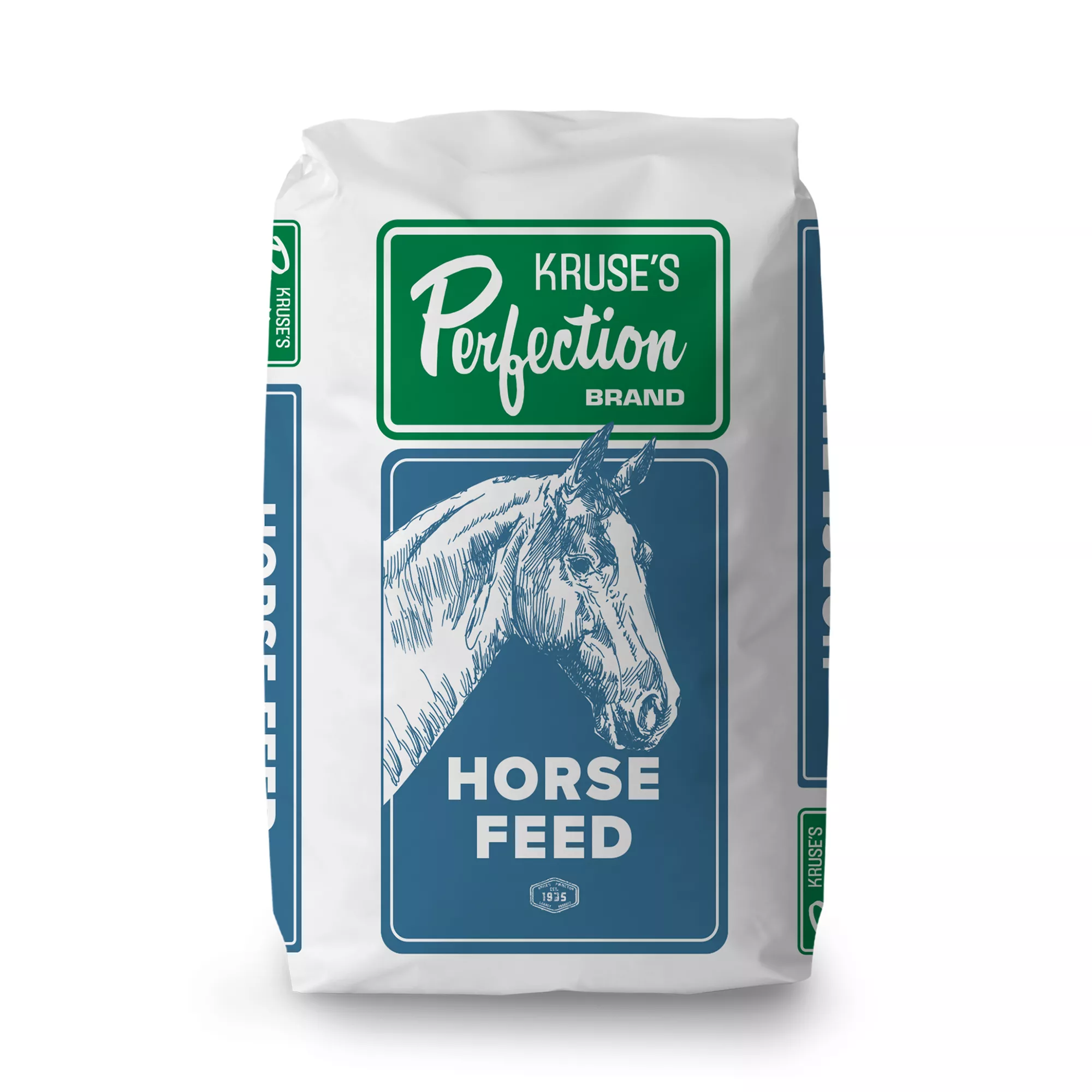 Kruse's Perfection Brand Perfectly Senior Summer Horse Feed, 50lb