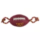 Product Pets First Washington Commanders Nylon Football Dog Toy