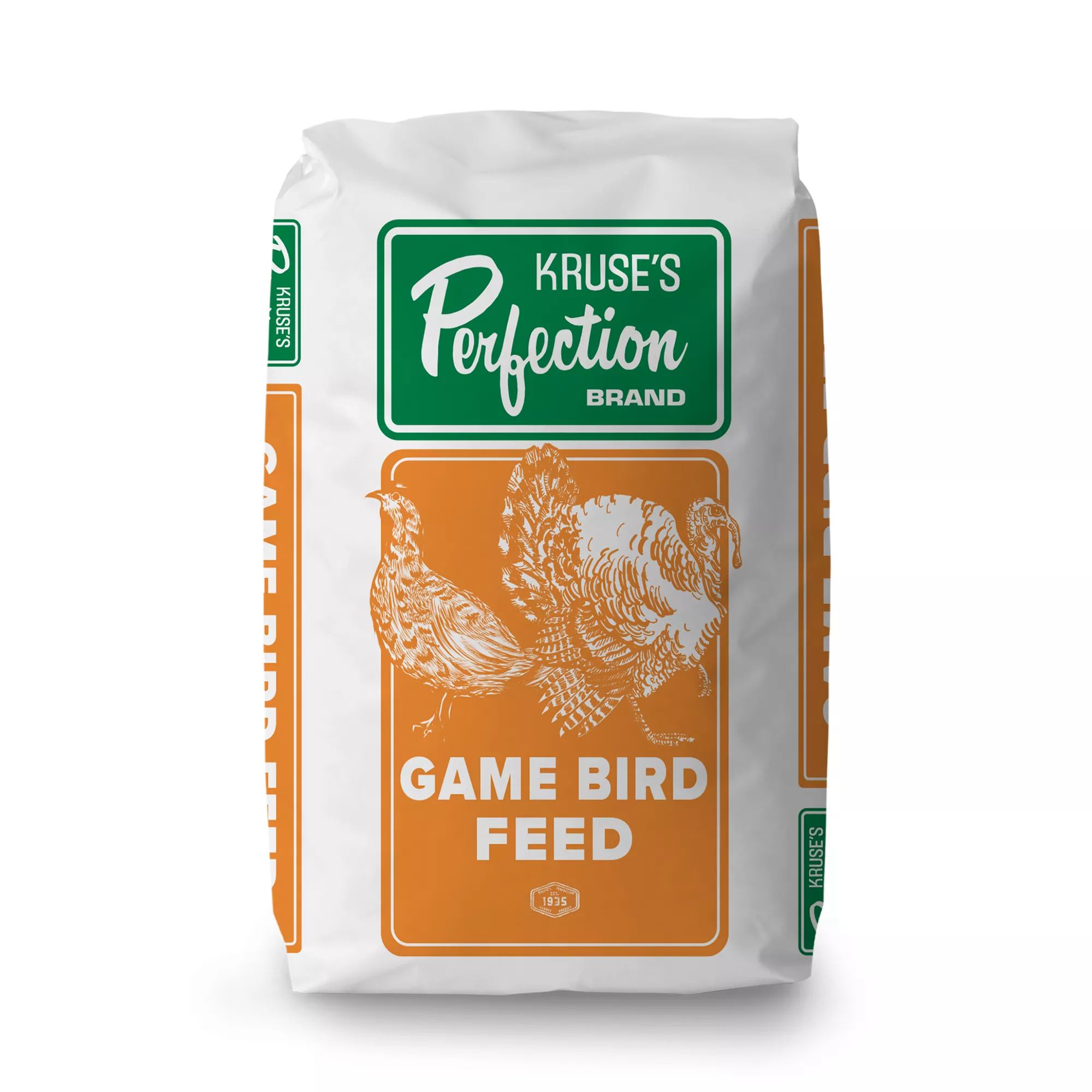 Kruse's Perfection Brand Gamebird & Turkey Crumble Feed, 50lb