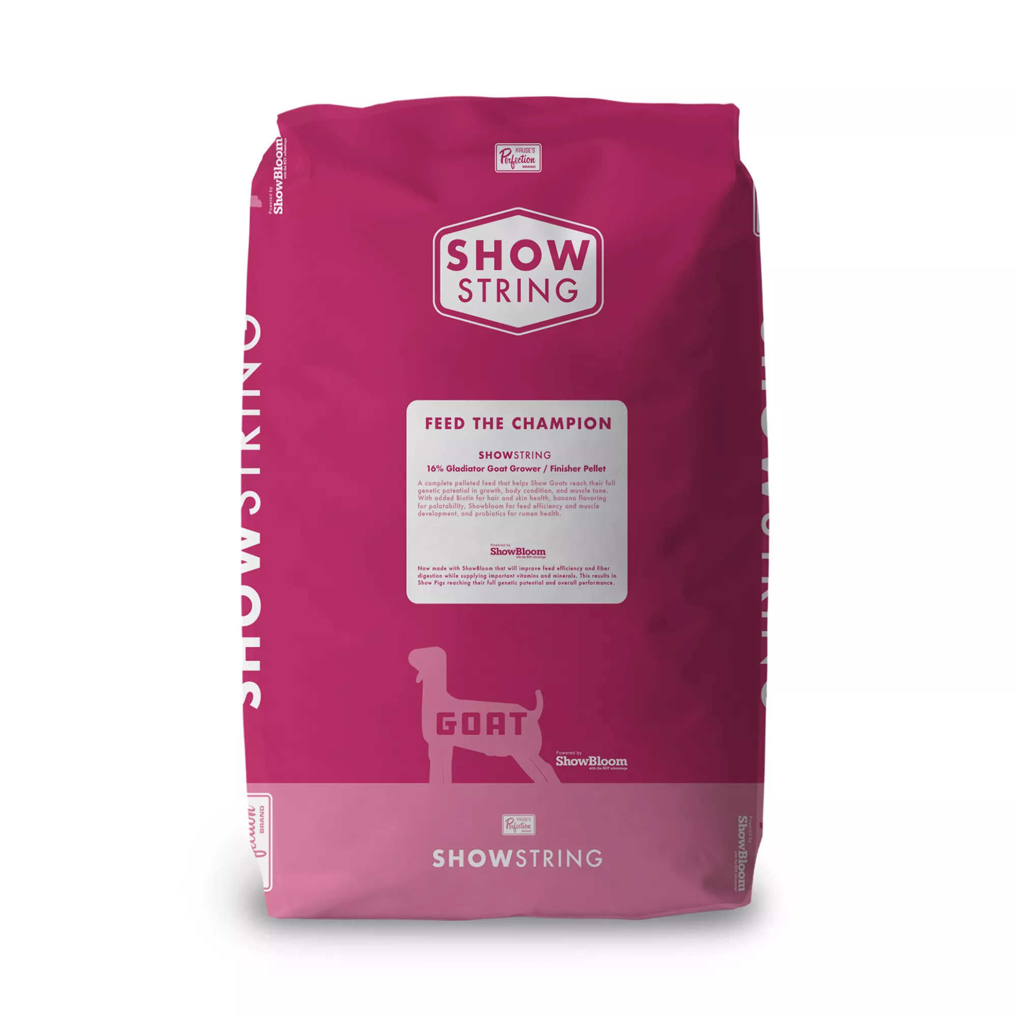 Show String Gladiator Medicated Goat Feed, 50lb