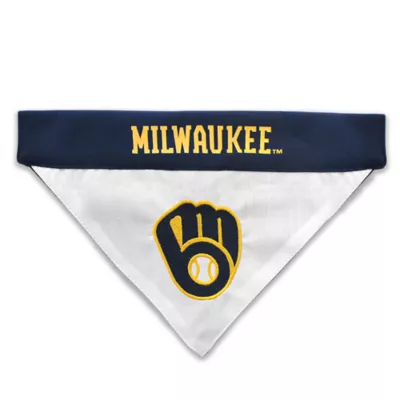 Pets First Brewers Reversible Pet Bandana - Image 1