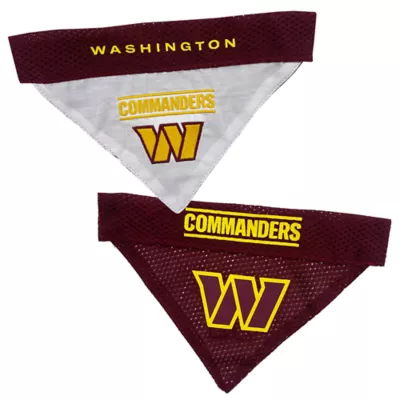 Product Pets First Washington Commanders Reversible Pet Bandana