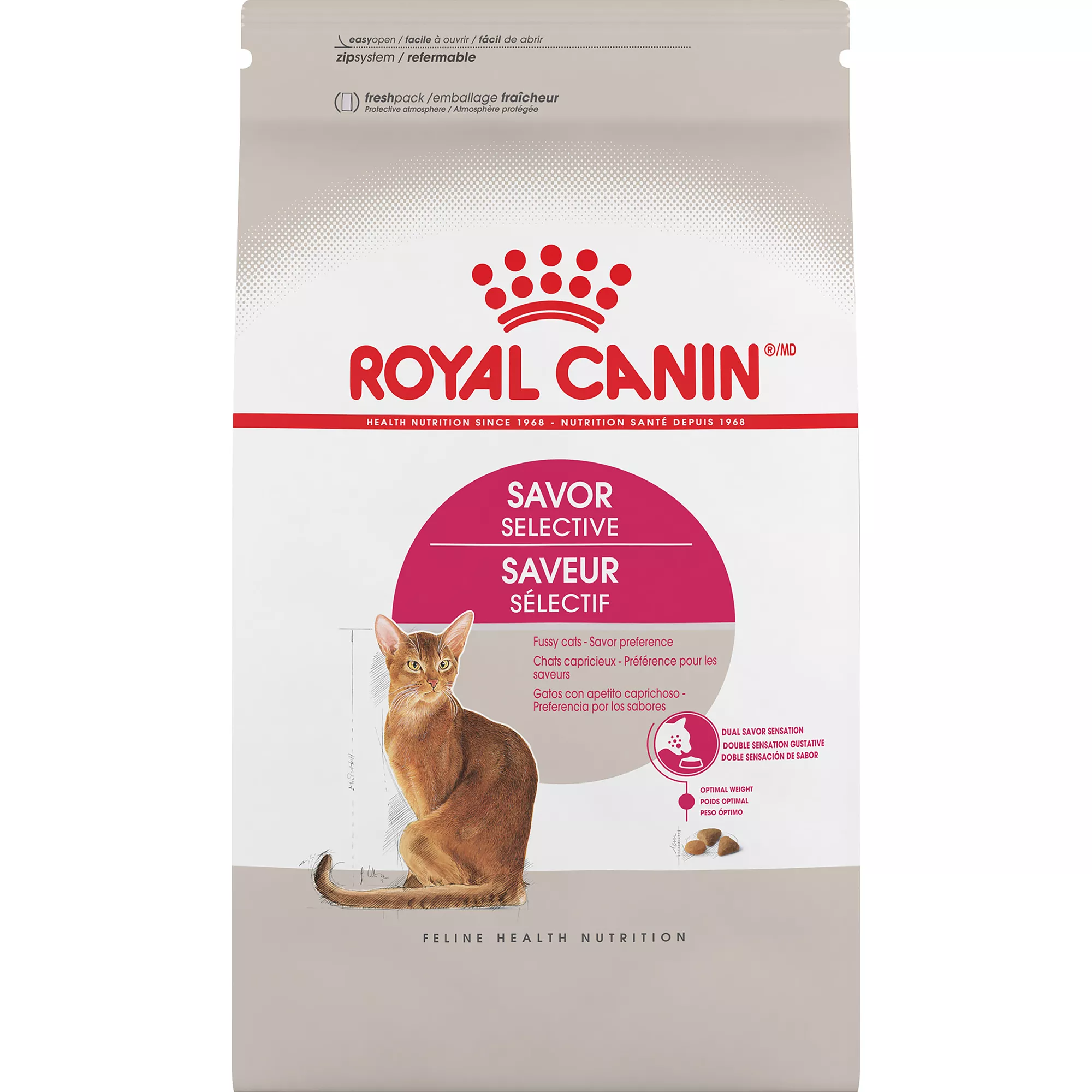 Royal Canin Savor Selective Dry Cat Food 6LB