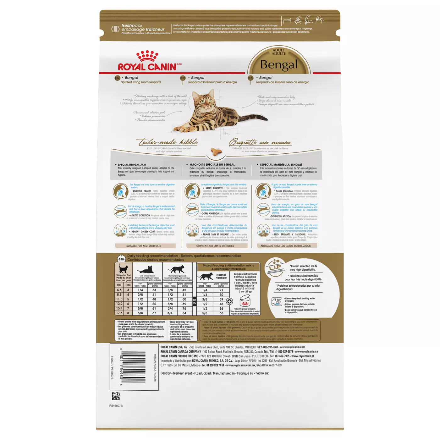 Product  Royal Canin Bengal Adult Cat Food 7LB