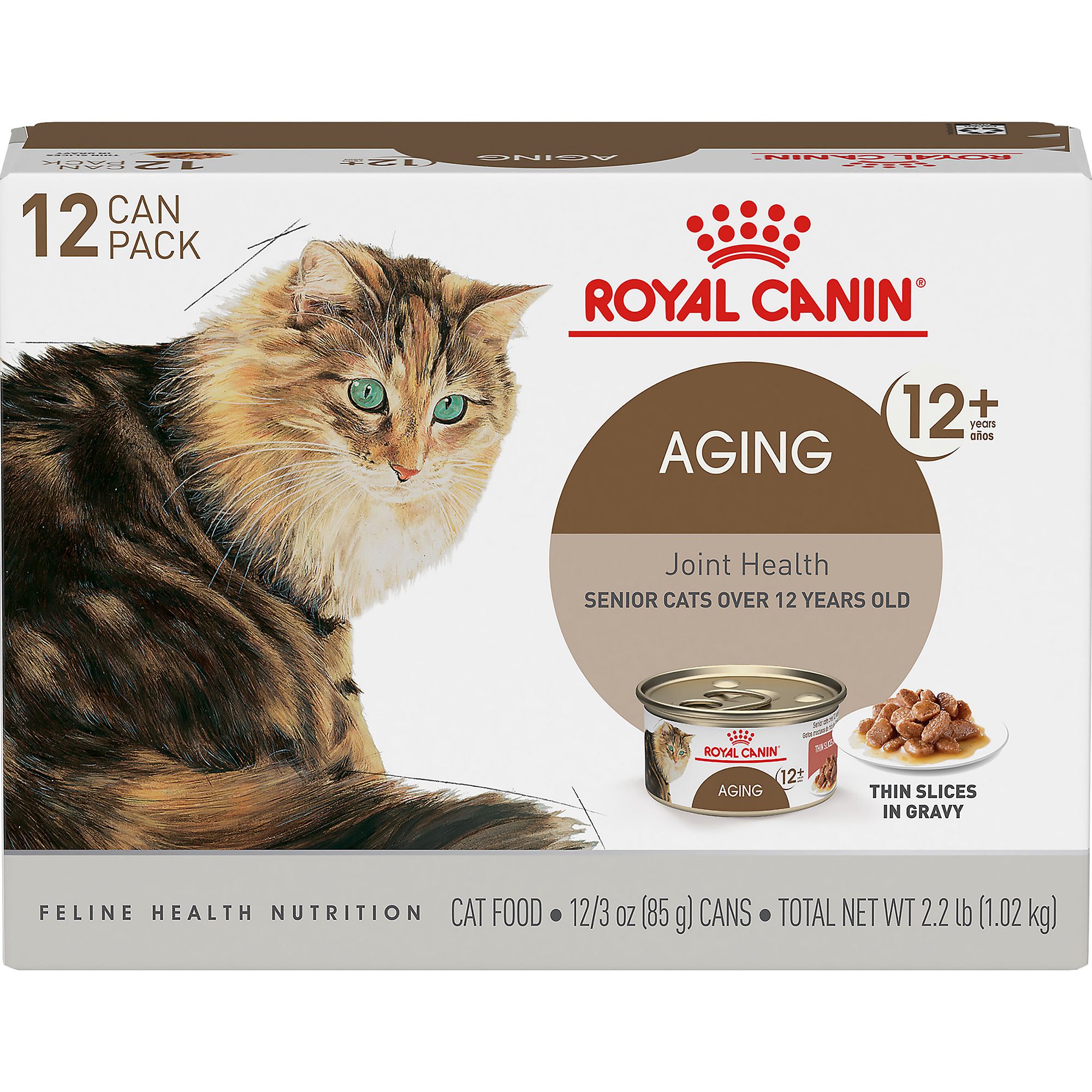 Royal Canin Feline Health Aging 12 Thin Slices in Gravy 36 OZ