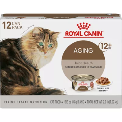 Product Royal Canin Feline Health Aging 12+ Thin Slices in Gravy 36 OZ