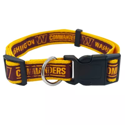 Product Pets First Washington Commanders Satin Ribbon Dog Collar