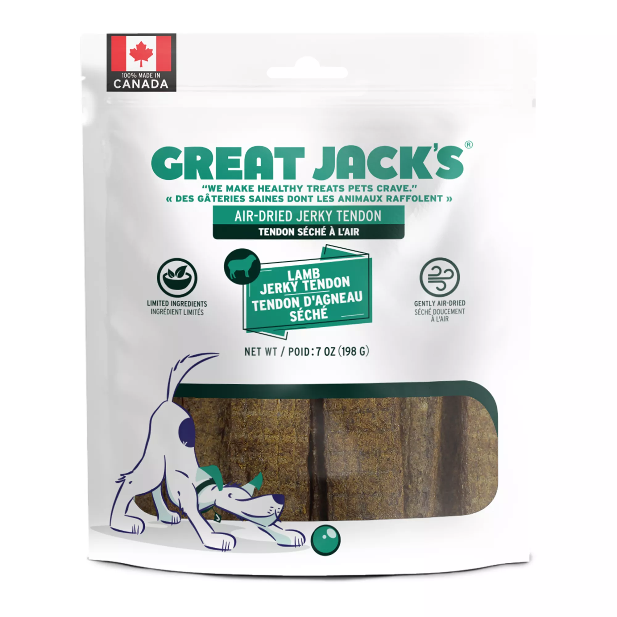 Great Jack's Air-Dried Jerky Bars - Lamb