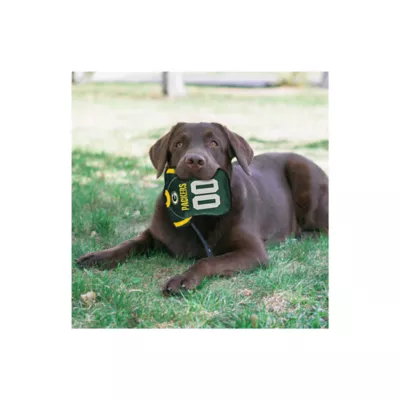 Product Pets First Green Bay Packers Jersey Tough Dog Toy