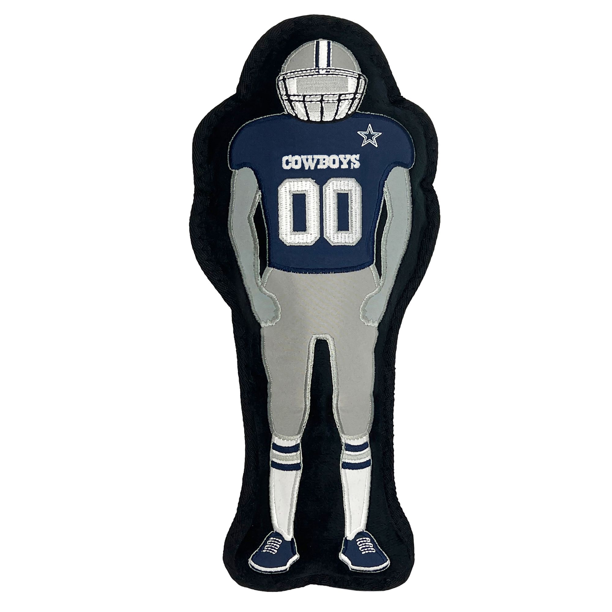 Pets First Dallas Cowboys Plush Hamburger Dog Toy | PetSmart