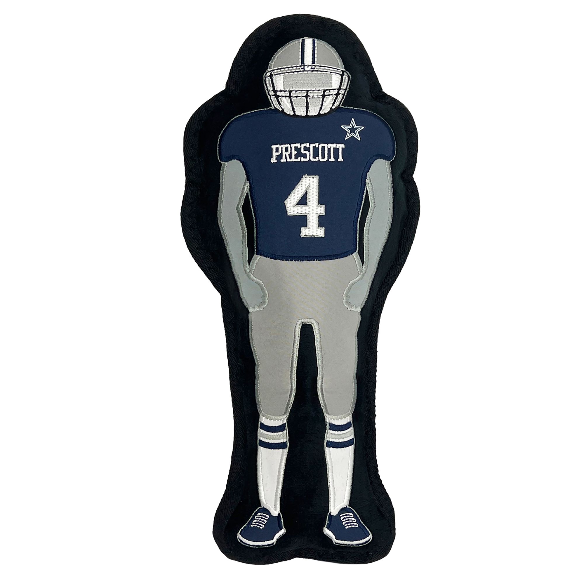 Pets First Dak Prescott Player Tough Dog Toy