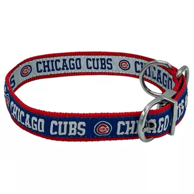 Product Pets First Chicago Cubs Reversible Dog Collar