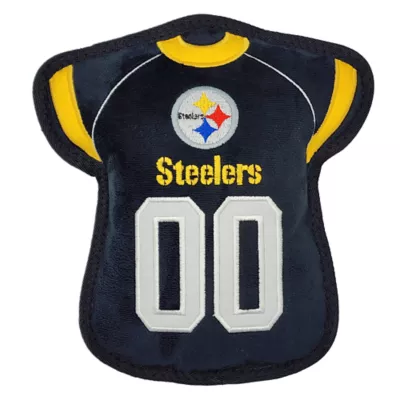 Product Pets First Pittsburgh Steelers Jersey Tough Dog Toy