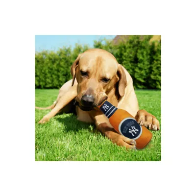 Product Pets First New York Yankees Plush Bottle Dog Toy