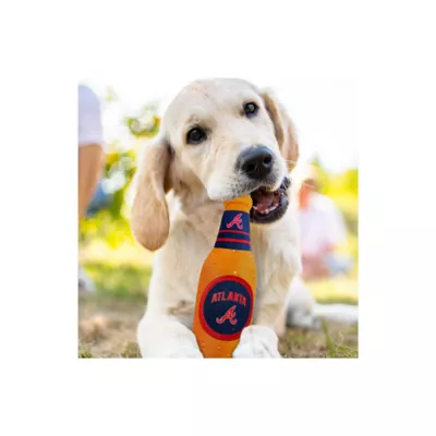 Product Pets First Atlanta Braves Plush Bottle Dog Toy