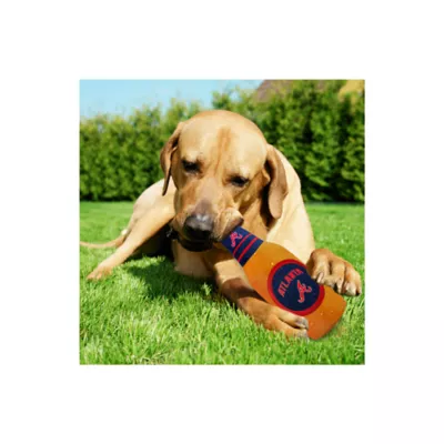 Product Pets First Atlanta Braves Plush Bottle Dog Toy