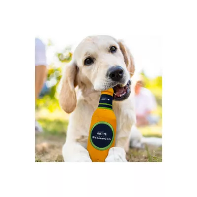 Product Pets First Seattle Seahawks Plush Bottle Dog Toy