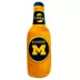Pets First Michigan Wolverines Plush Bottle Dog Toy image thumbnail 1
