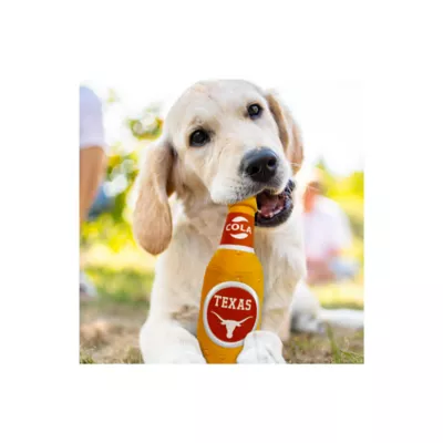 Product Pets First Texas Longhorns Plush Bottle Dog Toy