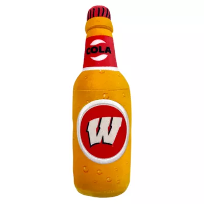 Product Pets First Wisconsin Badgers Plush Bottle Dog Toy