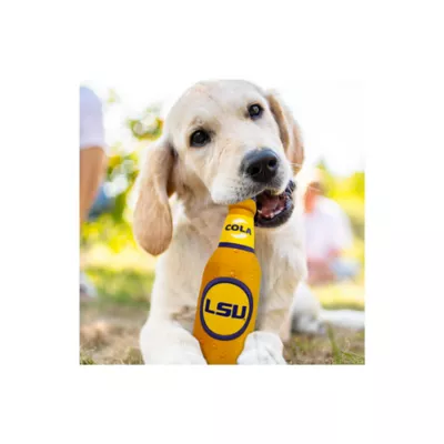 Product Pets First LSU Tigers Plush Bottle Dog Toy