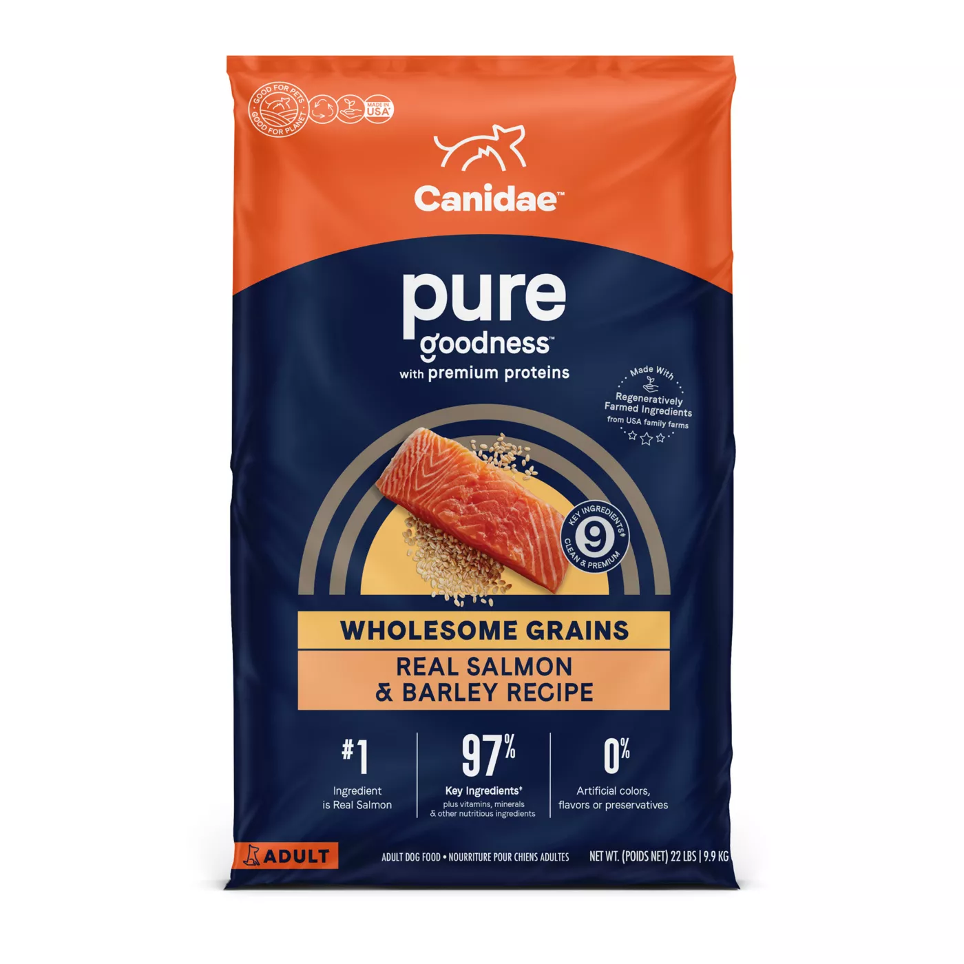 Canidae Pure Adult Dry Dog Food Salmon Barley