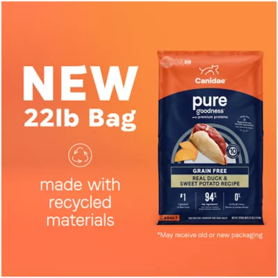 Canidae Pure Goodness Real Duck & Sweet Potato Recipe Adult Dry Dog Food