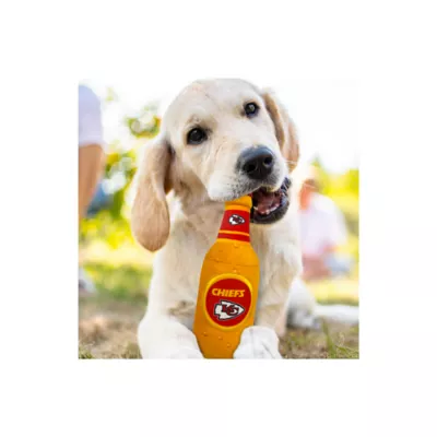 Product Pets First Kansas City Chiefs Plush Bottle Dog Toy