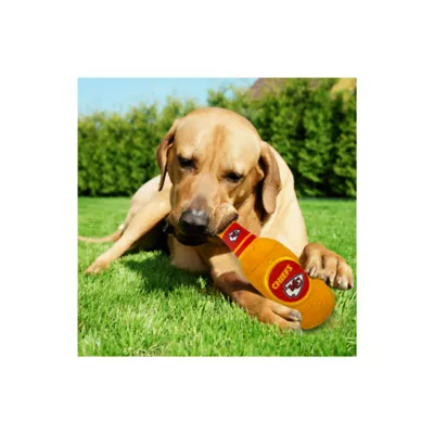 Product Pets First Kansas City Chiefs Plush Bottle Dog Toy