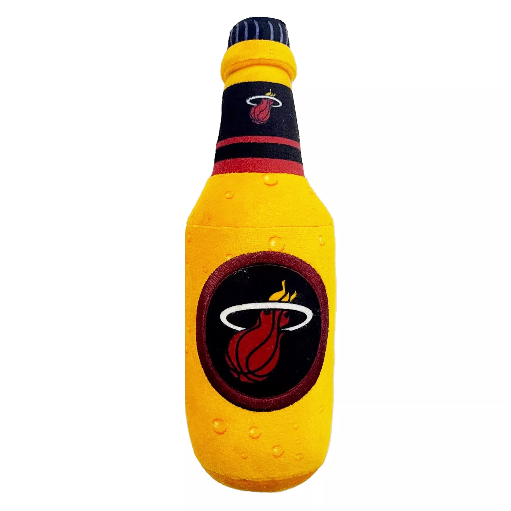 Pets First Miami Heat Plush Bottle Dog Toy