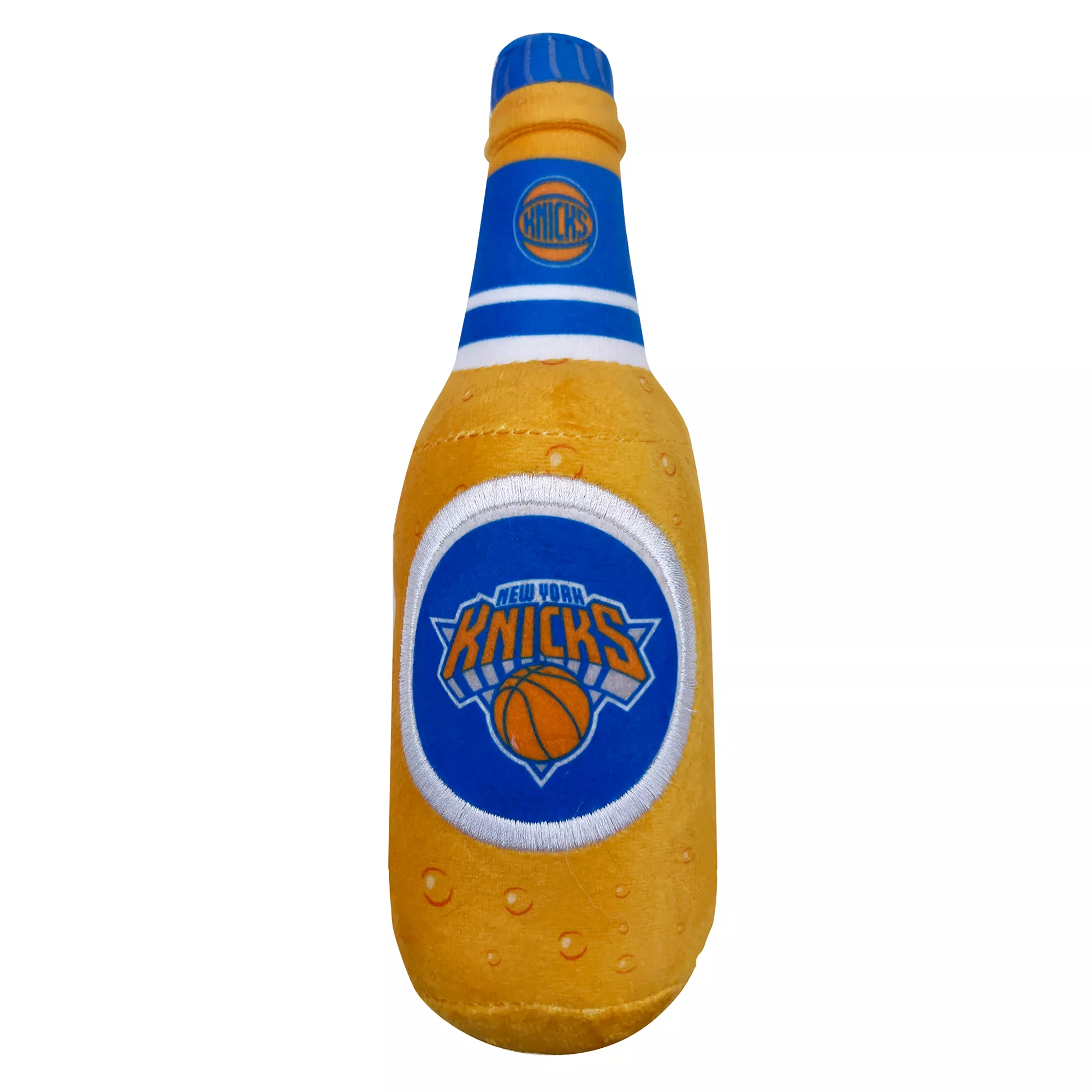 Pets First New York Knicks Plush Bottle Dog Toy