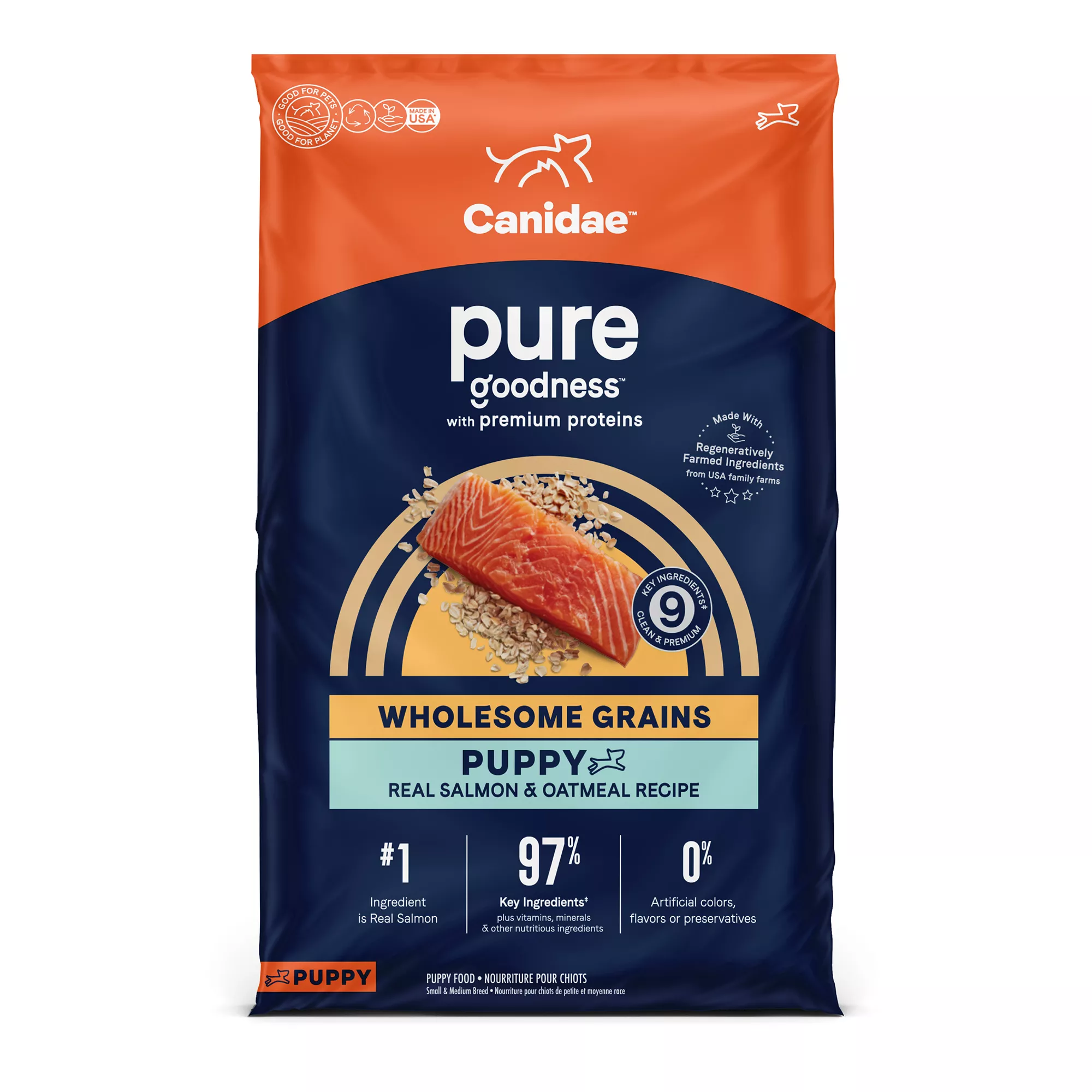 Canidae Pure Puppy Dry Dog Food - Salmon & Oatmeal