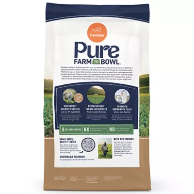 Product Canidae Pure Farm To Bowl Dog Food - Pasture-Raised Lamb & Brown Rice Recipe, 22 lbs.