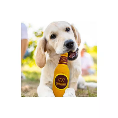 Product Pets First Washington Commanders Bottle Plush Dog Toy
