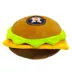 Pets First Houston Astros Plush Hamburger Dog Toy image thumbnail 2