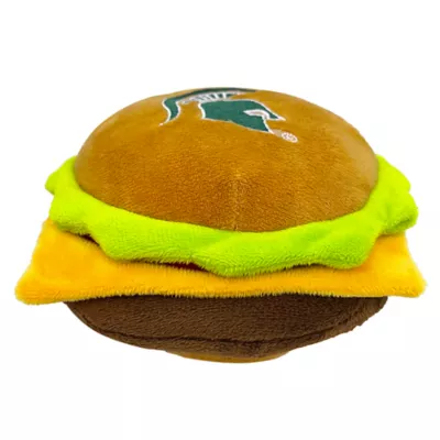Product Pets First Michigan State Plush Hamburger Dog Toy