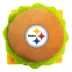 Pets First Pittsburgh Steelers Plush Hamburger Dog Toy image thumbnail 1