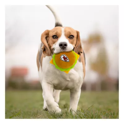 Product Pets First Kansas City Plush Hamburger Dog Toy