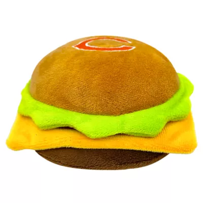 Product Pets First Chicago Bears Plush Hamburger Dog Toy