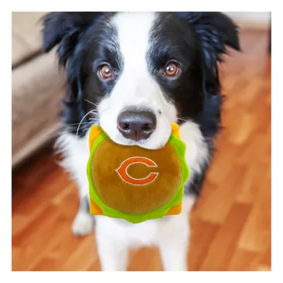 Product Pets First Chicago Bears Plush Hamburger Dog Toy