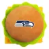 Pets First Seattle Seahawks Plush Hamburger Dog Toy image thumbnail 1