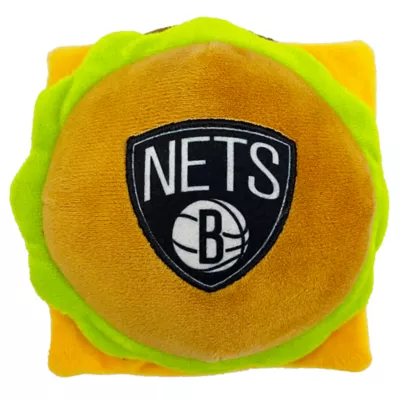 Product Pets First Brooklyn Nets Plush Hamburger Dog Toy