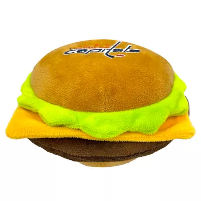 Product Pets First Washington Capitals Plush Hamburger Dog Toy