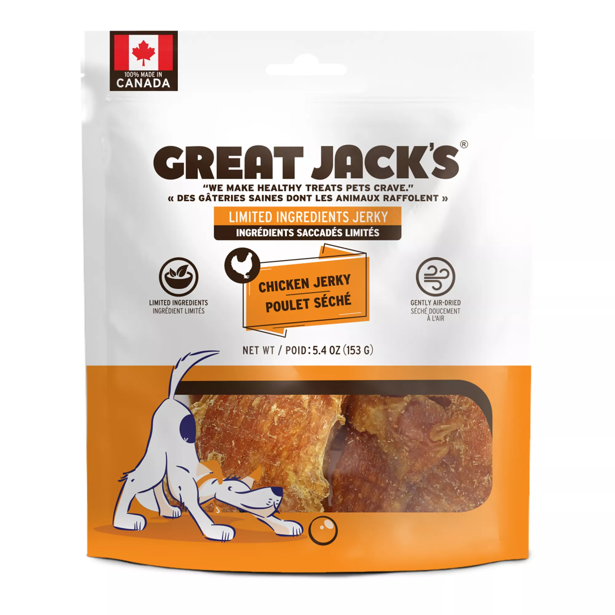 Great Jack's Air-Dried Jerky Treats - Chicken